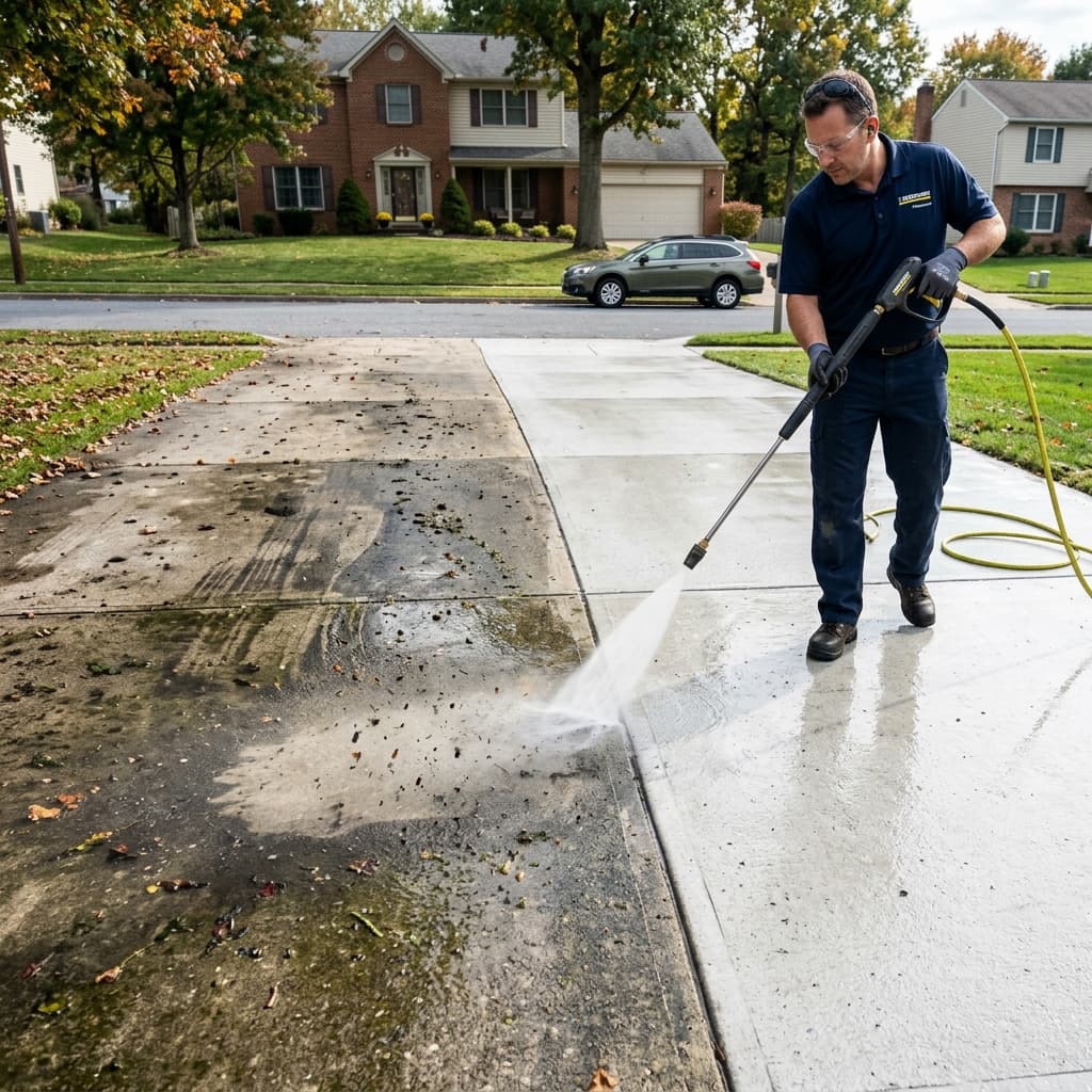 Concrete Driveway & Sidewalks
