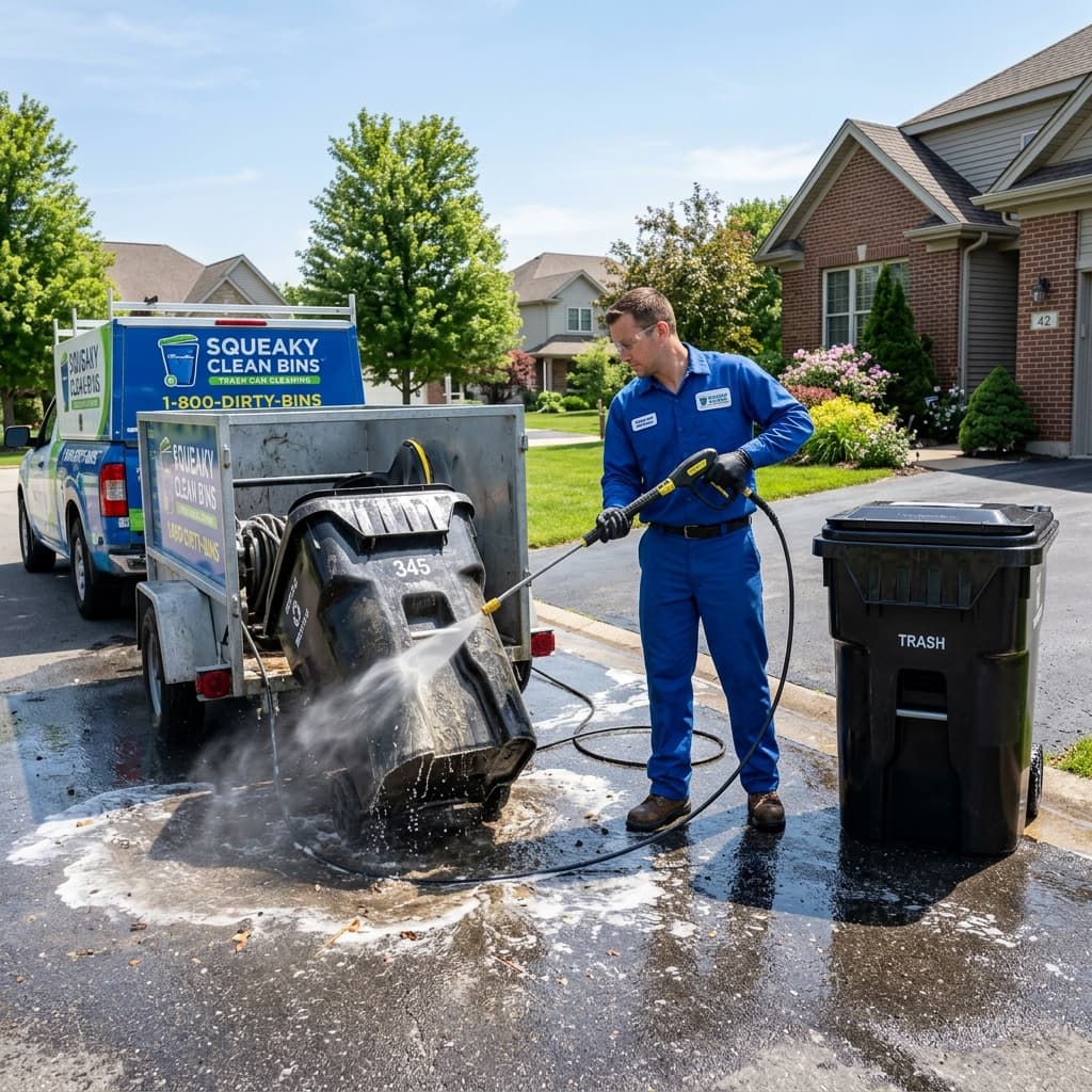Trash Can Sanitizing